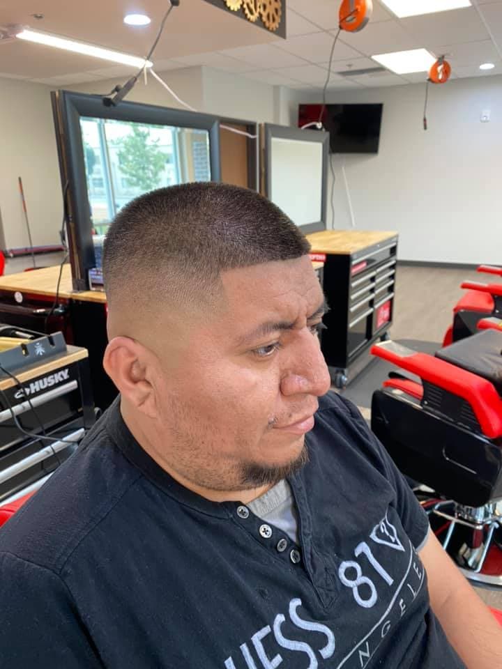 High fade and beard shape Auburn WA barber