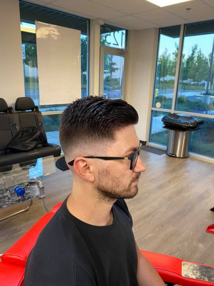 Fresh haircut and beard trim Hair Mechanics